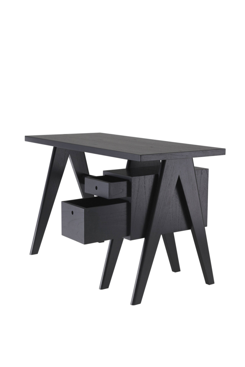 Bureau noir en bois | Eichholtz Jullien | Meubleluxe.fr