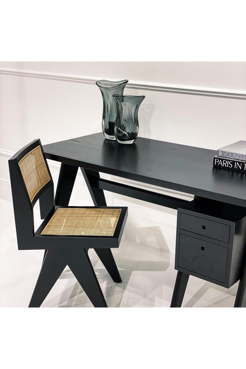 Bureau noir en bois | Eichholtz Jullien | Meubleluxe.fr