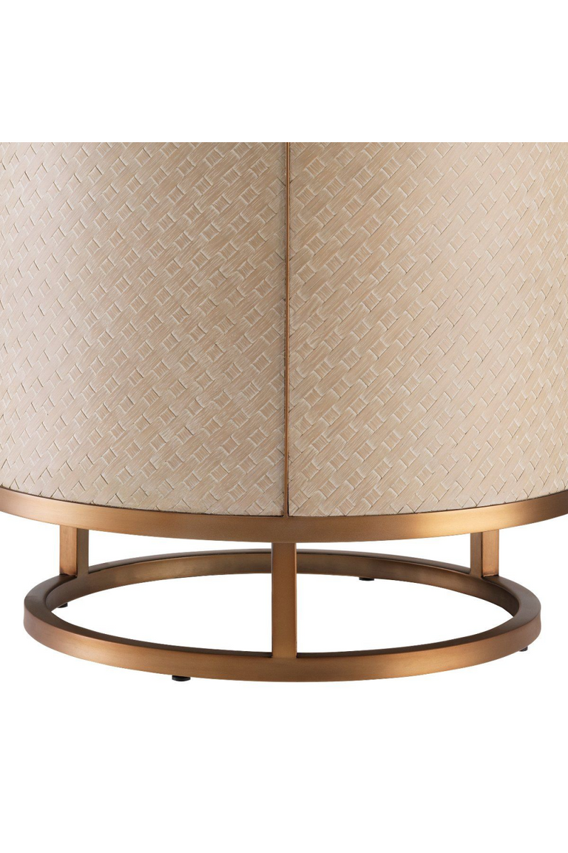 Table d'appoint en chêne tissé | Eichholtz Napa Valley | Meubleluxe.fr