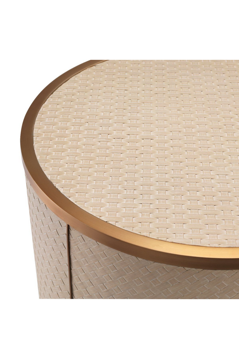 Table d'appoint en chêne tissé | Eichholtz Napa Valley | Meubleluxe.fr