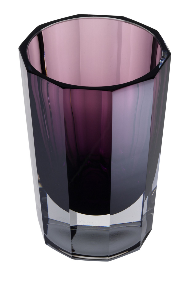 Vase en verre violet -L- | Eichholtz Chavez | Meubleluxe.fr