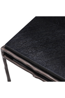 Table d'appoint carrée en chêne anthracite | Eichholtz Premier | Meubleluxe.fr