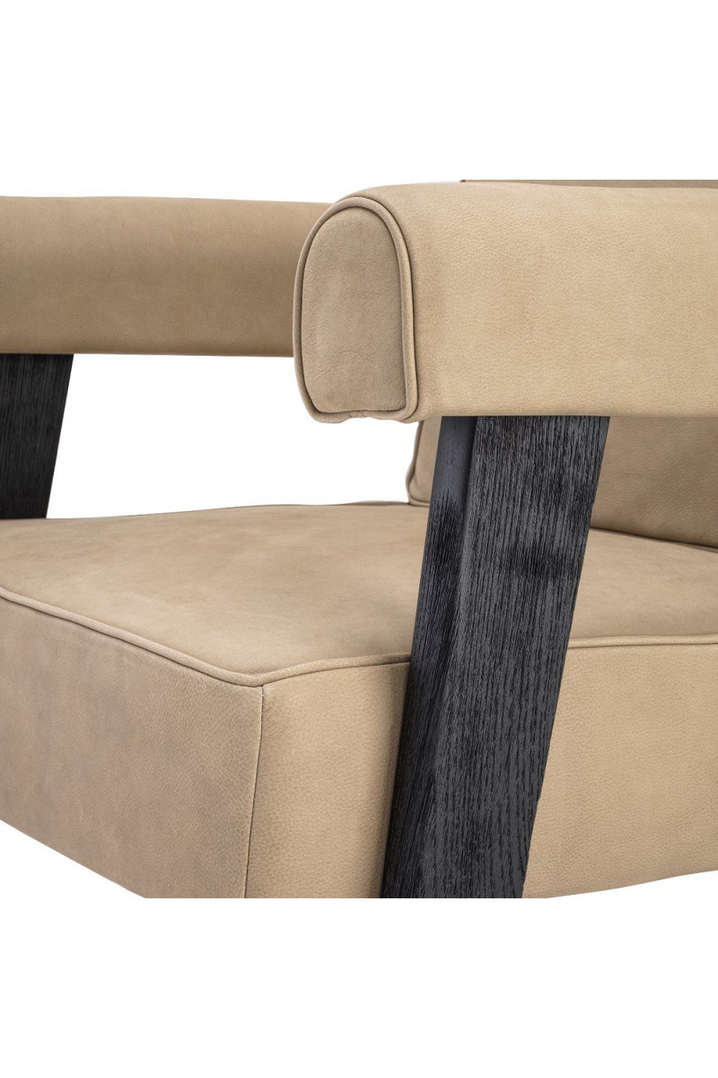 Fauteuil beige à haut dossier | Eichholtz Milo | Meubleluxe.fr