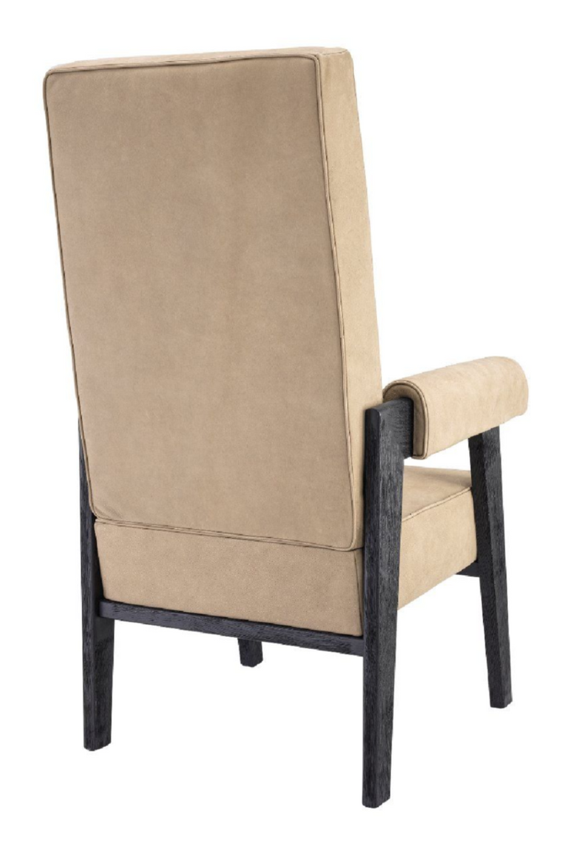 Fauteuil beige à haut dossier | Eichholtz Milo | Meubleluxe.fr