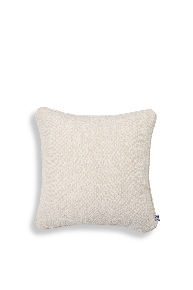 Coussin blanc crème -S- | Eichholtz Bouclé | Meubleluxe.fr