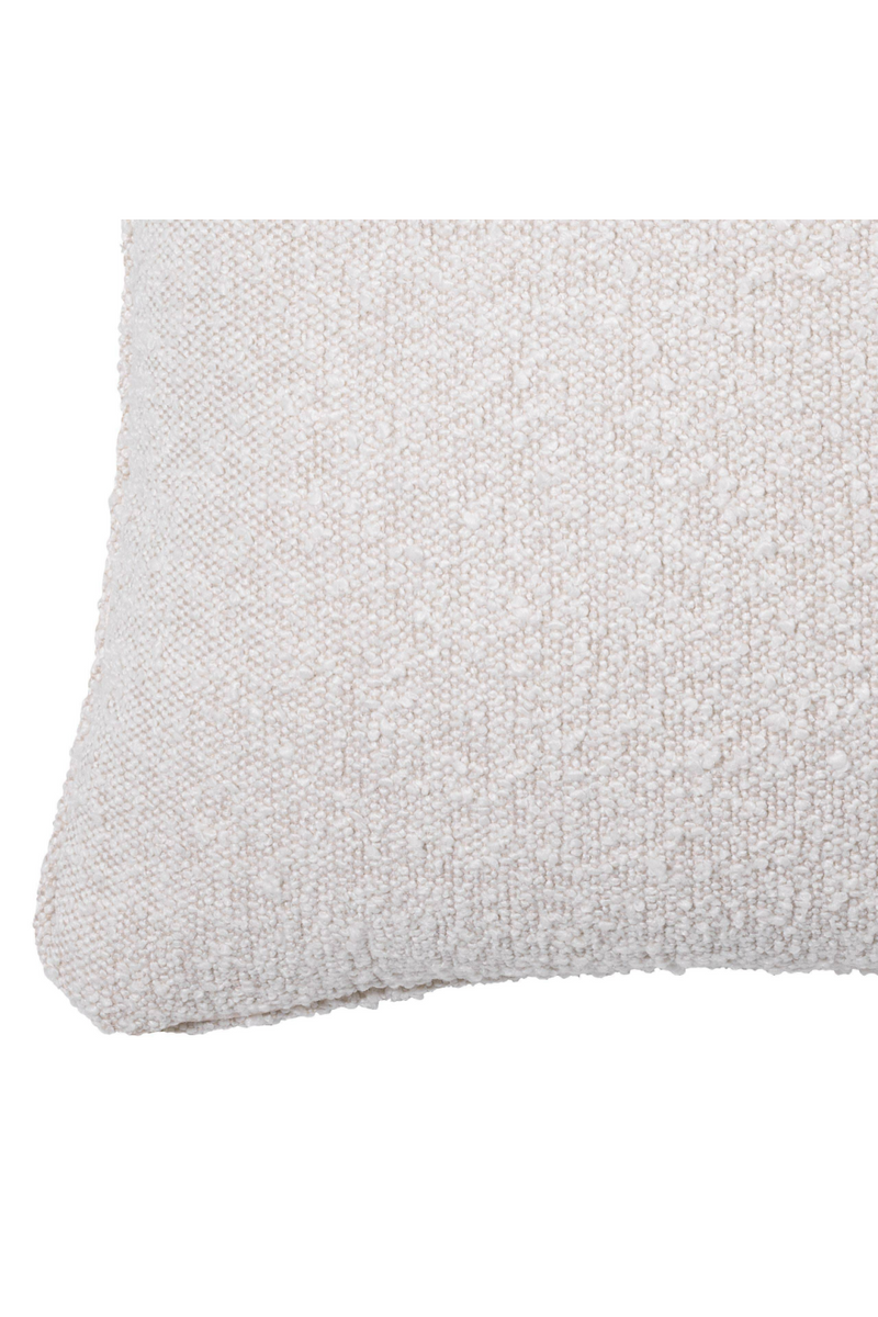 Coussin blanc crème -S- | Eichholtz Bouclé | Meubleluxe.fr