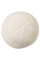Coussin rond molletonné crème | Eichholtz Palla L | Meubleluxe.fr