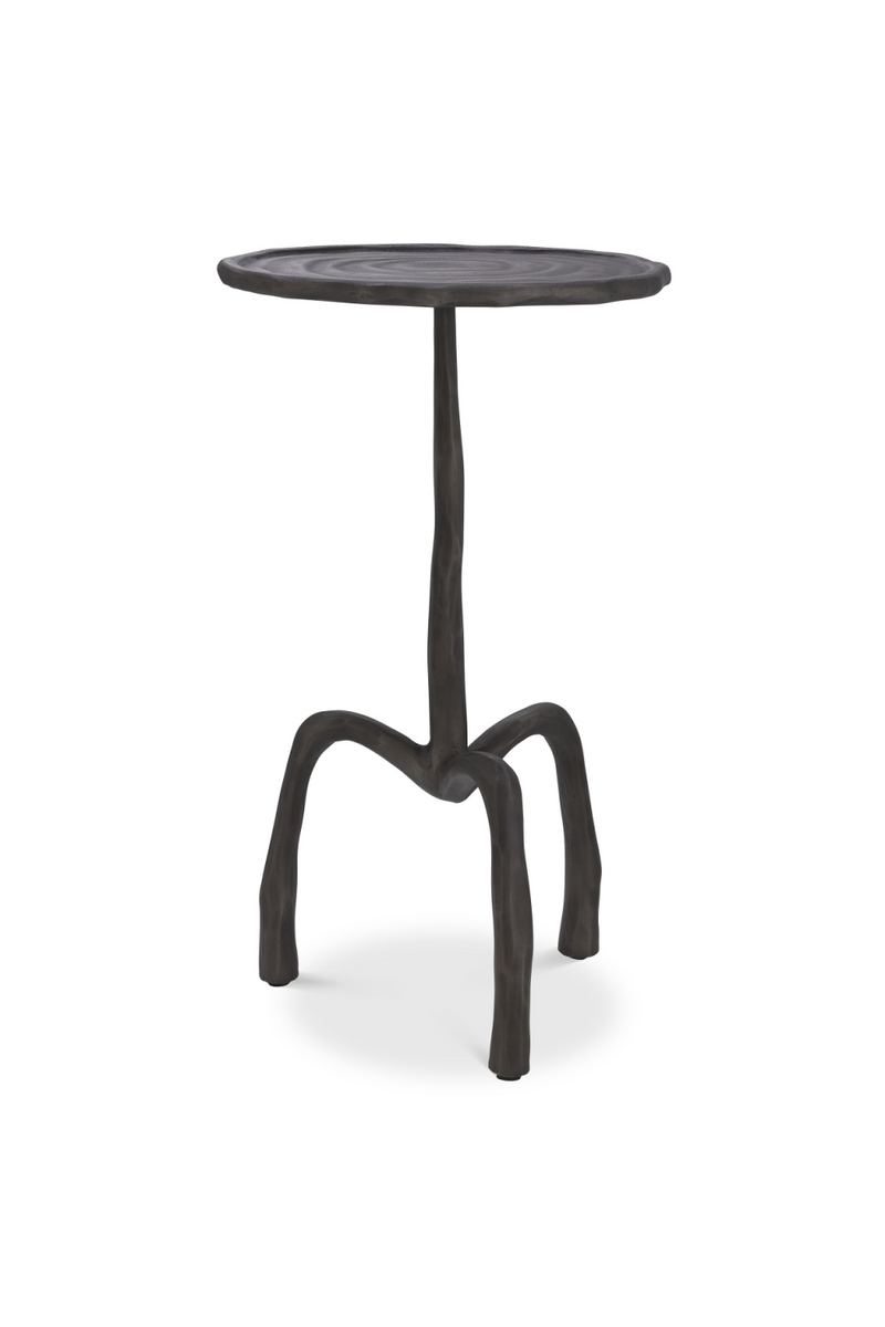 Table d'appoint ronde en bronze S | Eichholtz Kubu | Meubleluxe.fr