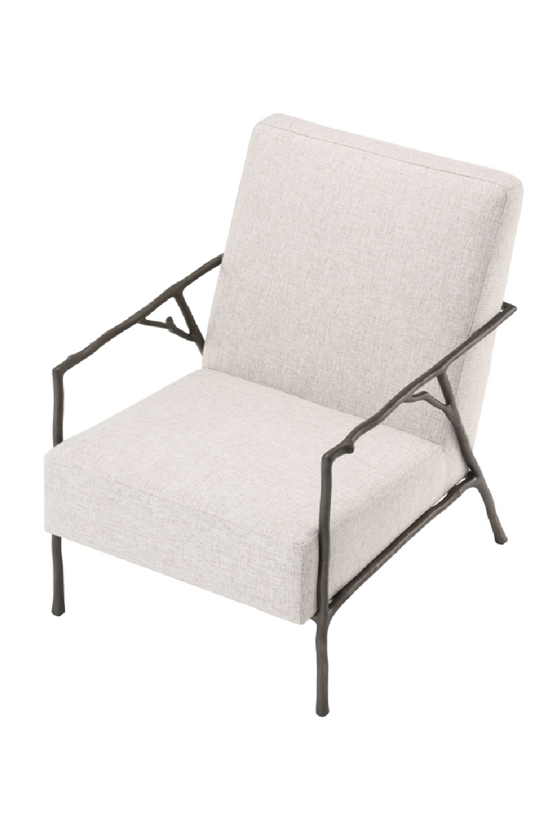 Fauteuil d'appoint beige | Eichholtz Antico | Meubleluxe.fr