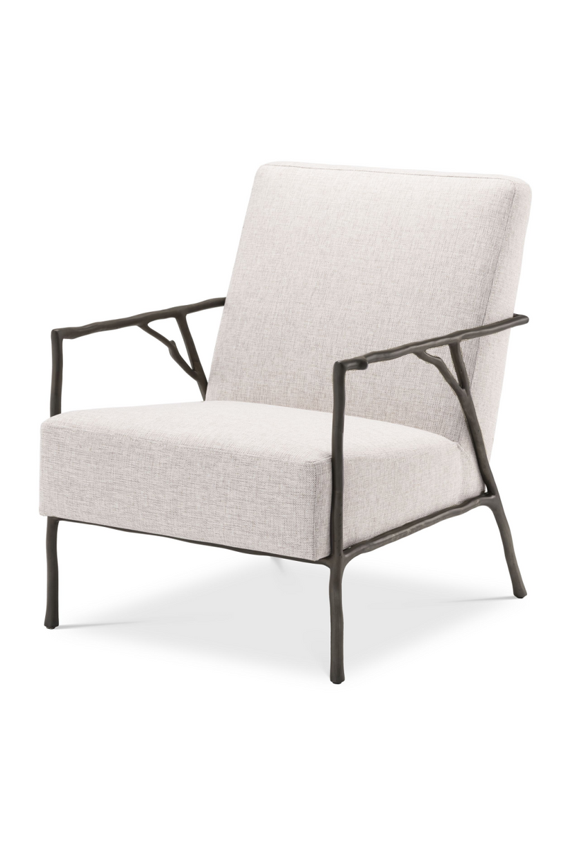 Fauteuil d'appoint beige | Eichholtz Antico | Meubleluxe.fr