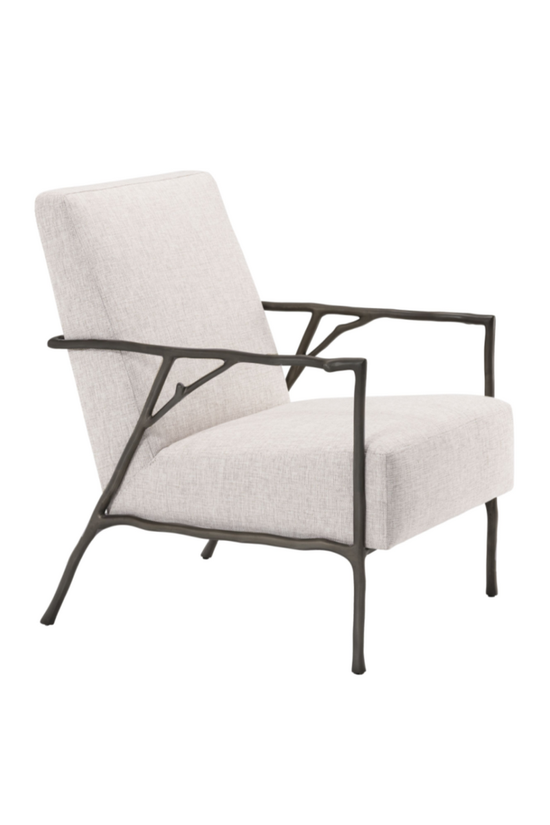 Fauteuil d'appoint beige | Eichholtz Antico | Meubleluxe.fr