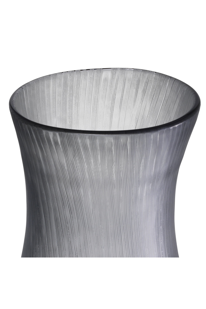 Vase gris en verre soufflé | Eichholtz Thiara | Meubleluxe.fr