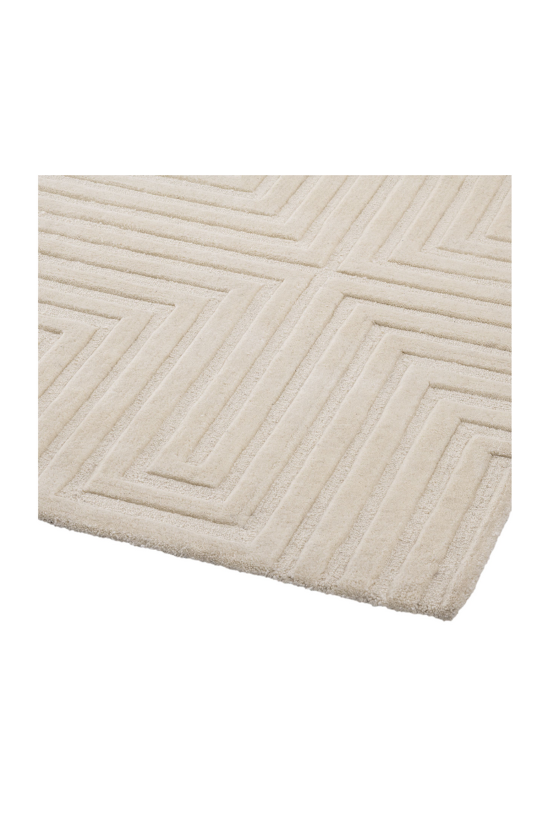 Tapis beige en laine 200 X 300 CM | Eichholtz Breck | Meubleluxe.fr