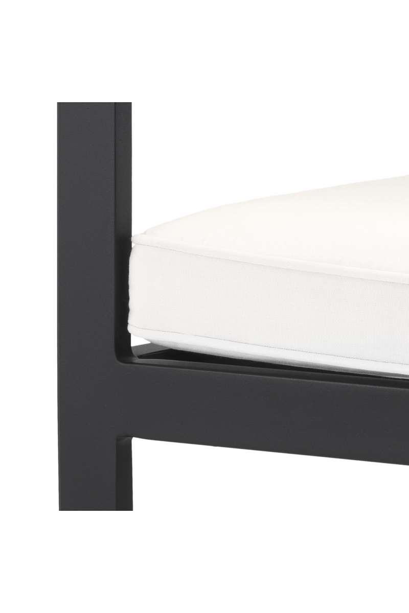 Chaise noire d'extérieur de salle à manger | Eichholtz Cap-Ferrat | Meubleluxe.fr