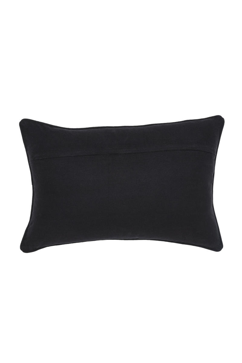 Coussin rectangulaire noir et doré | Eichholtz Spray | Meubleluxe.fr