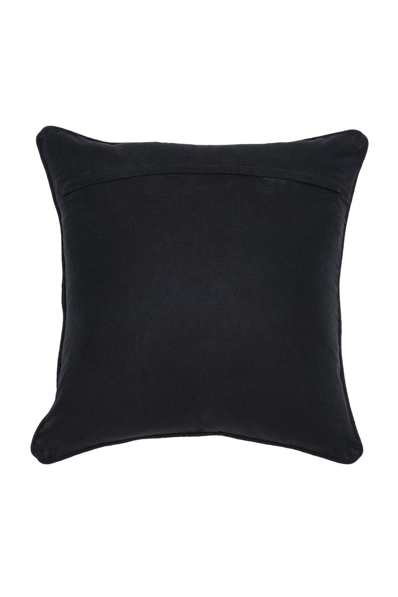 Coussin carré noir et doré | Eichholtz Splender | Meubleluxe.fr