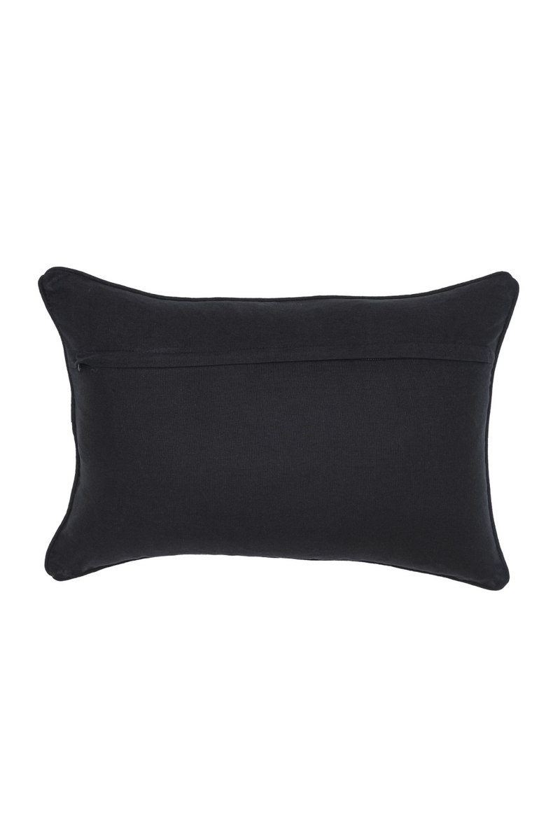 Coussin rectangulaire noir et doré | Eichholtz Splender | Meubleluxe.fr