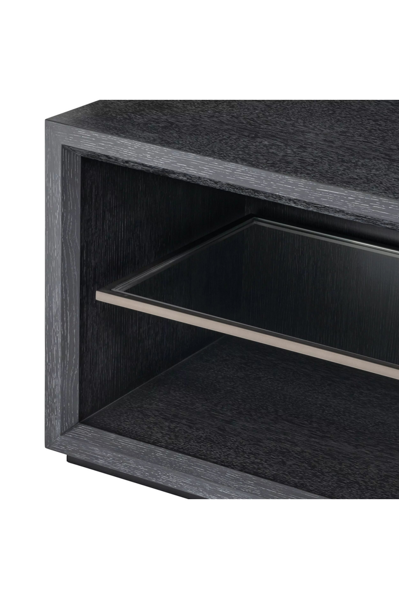 Meuble TV en chêne anthracite | Eichholtz Hennessey S | Meubleluxe.fr