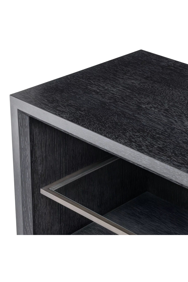 Meuble TV en chêne anthracite | Eichholtz Hennessey L | Meubleluxe.fr