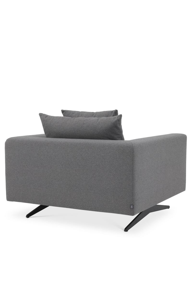 Fauteuil en tissu gris | Eichholtz Endless | Meubleluxe.fr