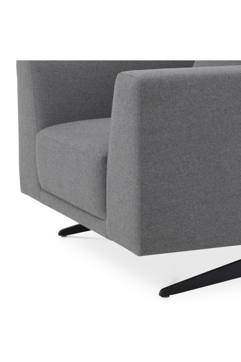 Fauteuil en tissu gris | Eichholtz Endless | Meubleluxe.fr