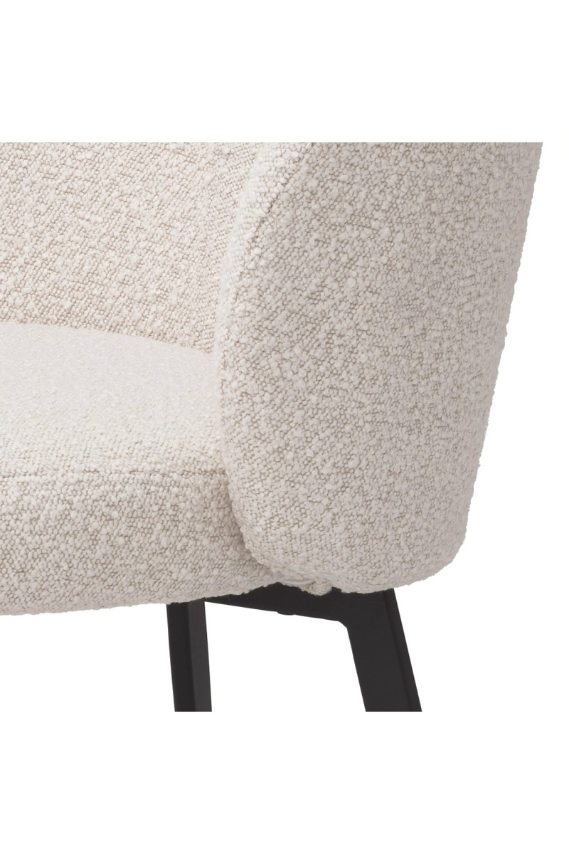 Chaise de salle à manger bouclé crème (lot de 2) | Eichholtz Lloyd | Meubleluxe.fr