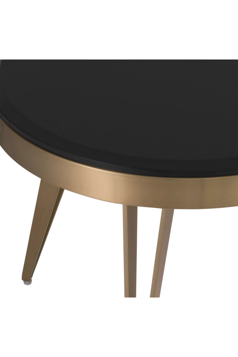 Table d’appoint en verre biseauté | Eichholtz Rocco | Meubleluxe.fr