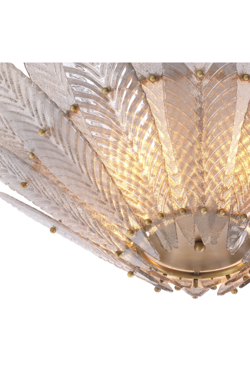 Lustre floral en verre soufflé | Eichholtz Scala | Meubleluxe.fr