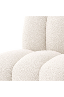 Chaise de salle à manger bouclé crème | Eichholtz Kelly | Meubleluxe.fr