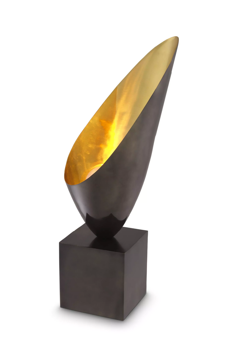 Lampe de table en bronze | Eichholtz Grotto | Meubleluxe.fr