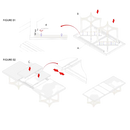 Table extensible de salle à manger 12 personnes | Andrew Martin Ashton