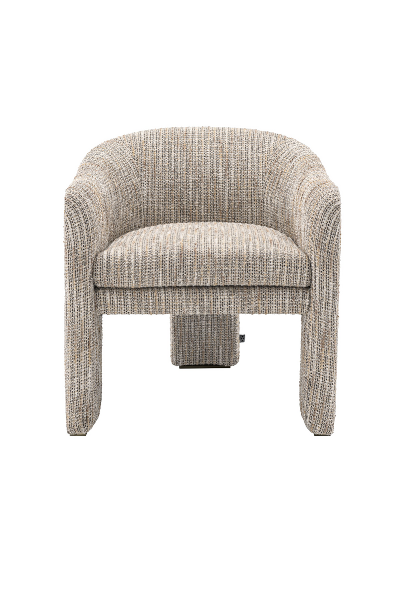 Fauteuil beige Mademoiselle | Eichholtz Pebbles | Meubleluxe.fr