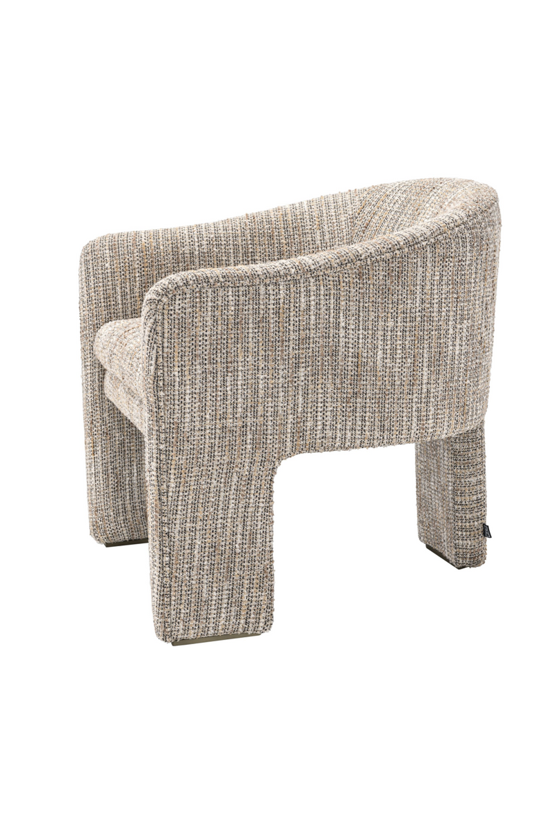 Fauteuil beige Mademoiselle | Eichholtz Pebbles | Meubleluxe.fr