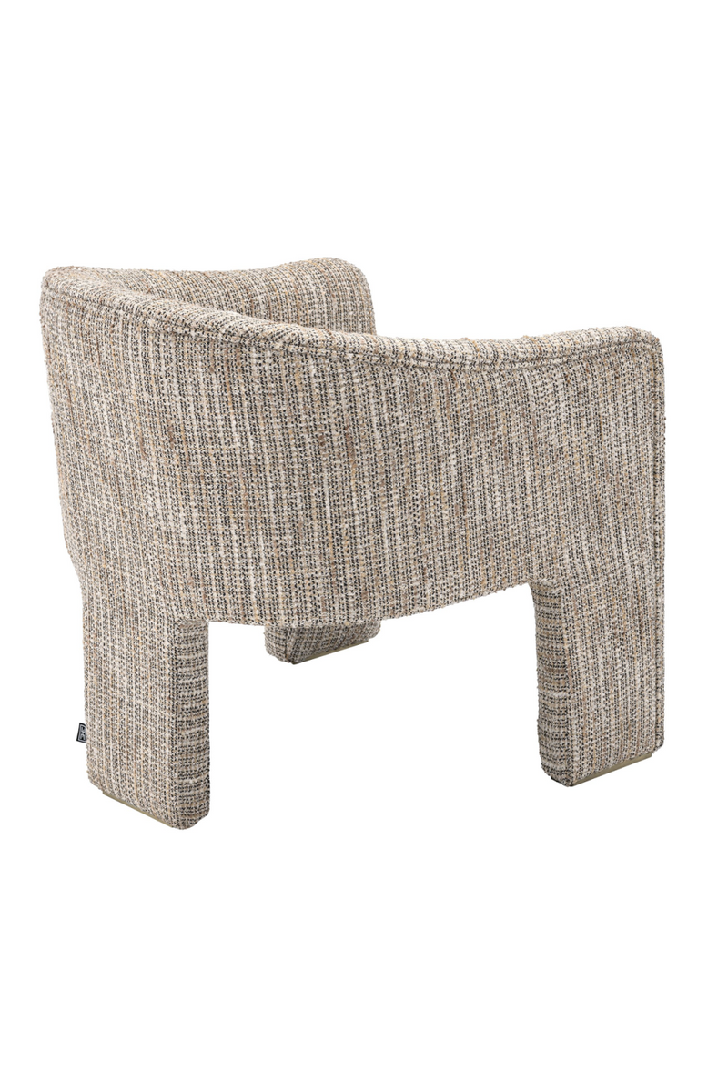 Fauteuil beige Mademoiselle | Eichholtz Pebbles | Meubleluxe.fr