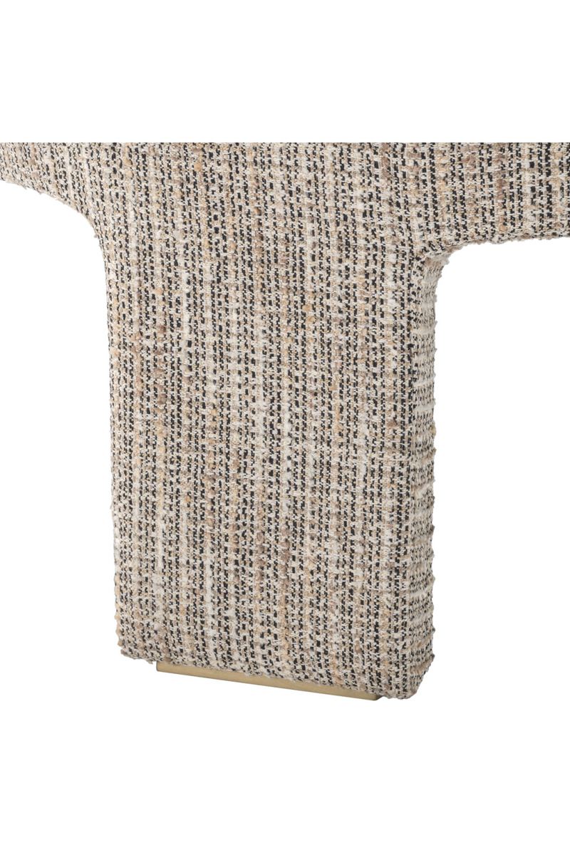 Fauteuil beige Mademoiselle | Eichholtz Pebbles | Meubleluxe.fr