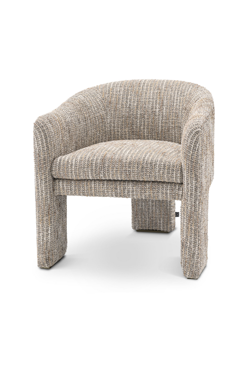 Fauteuil beige Mademoiselle | Eichholtz Pebbles | Meubleluxe.fr