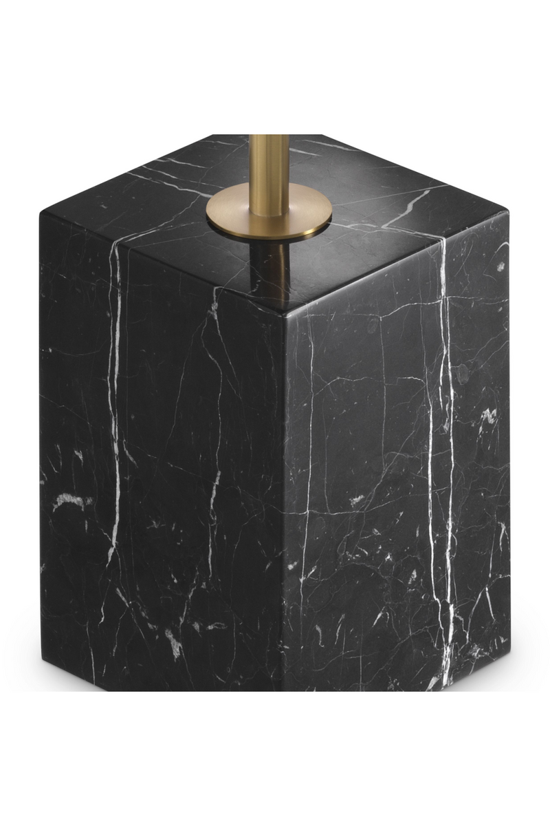 Table d'appoint en marbre noir | Eichholtz Cole | Meubleluxe.fr