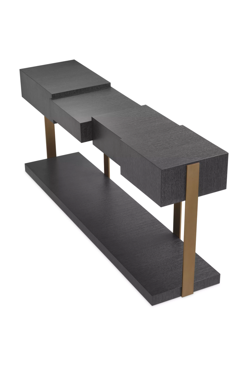 Console en chêne anthracite | Eichholtz Nerone | Meubleluxe.fr