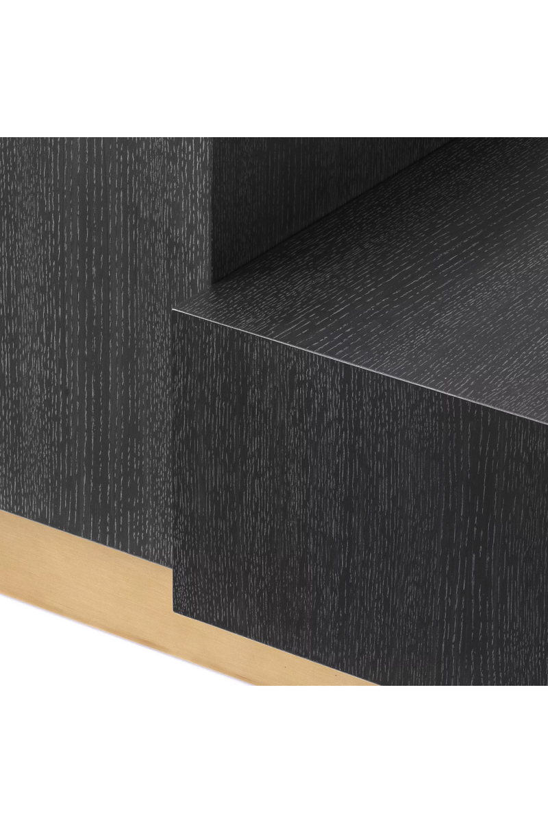 Table d'appoint en chêne anthracite | Eichholtz Nerone | Meubleluxe.fr