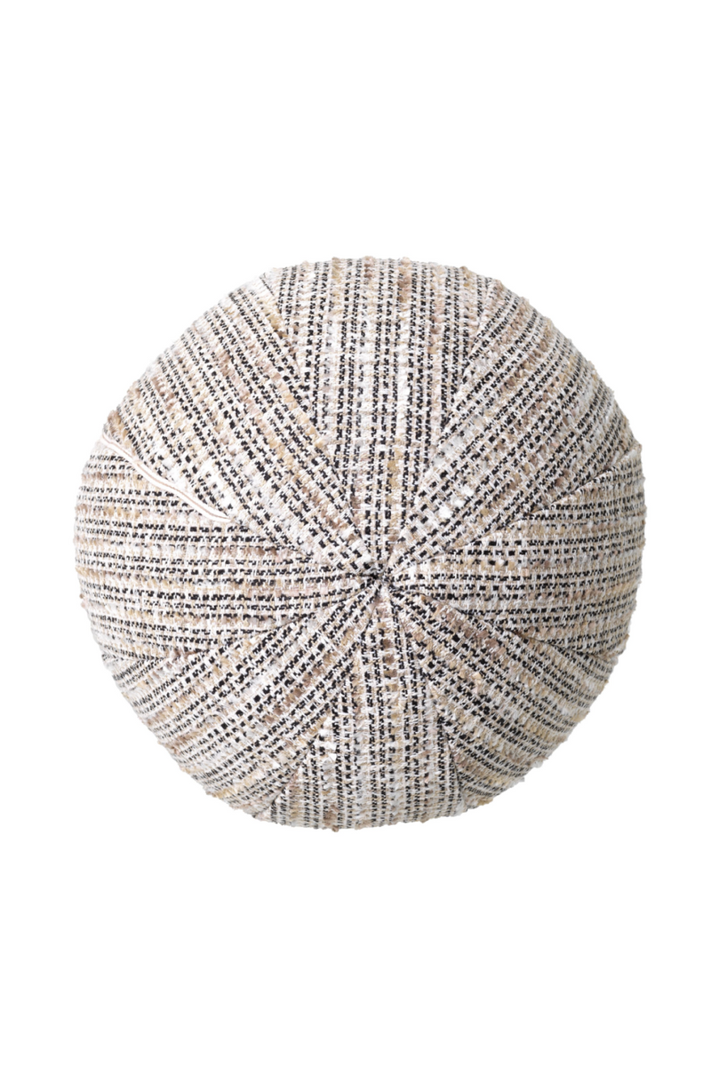 Coussin rond Mademoiselle beige | Eichholtz Palla S | Meubleluxe.fr