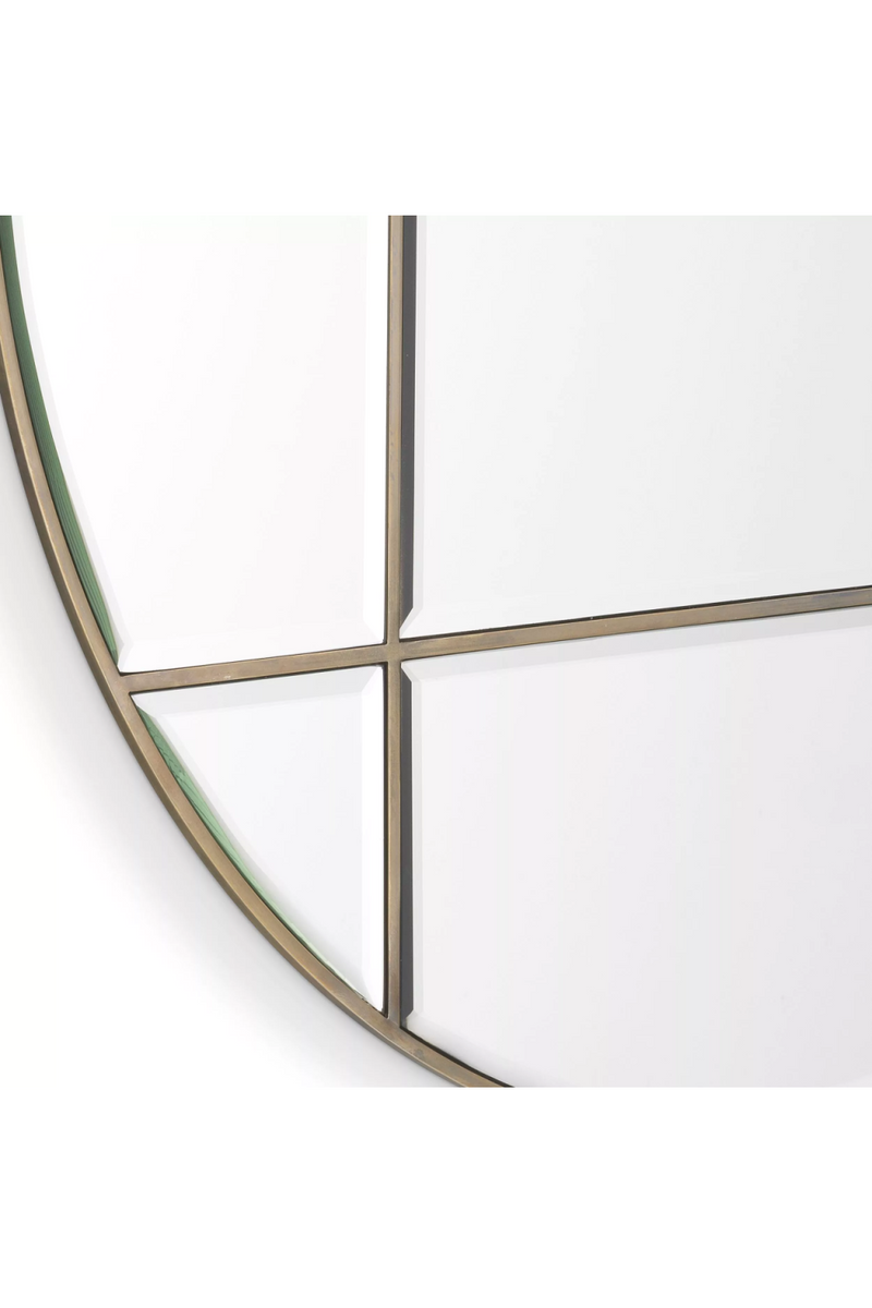 Miroir rond doré | Eichholtz Beaumont | Meubleluxe.fr