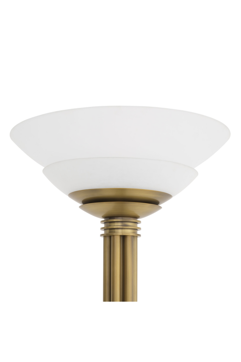 Lampadaire dorée en laiton | Eichholtz Figaro | Meubleluxe.fr