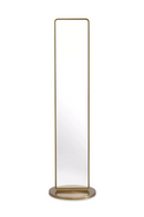 Miroir sur pied en laiton brossé | Eichholtz Novo | Meubleluxe.fr