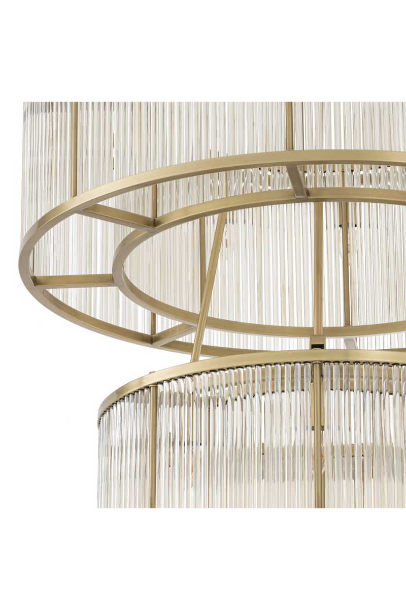 Lustre en laiton vieilli | Eichholtz Bernardi | Meubleluxe.fr