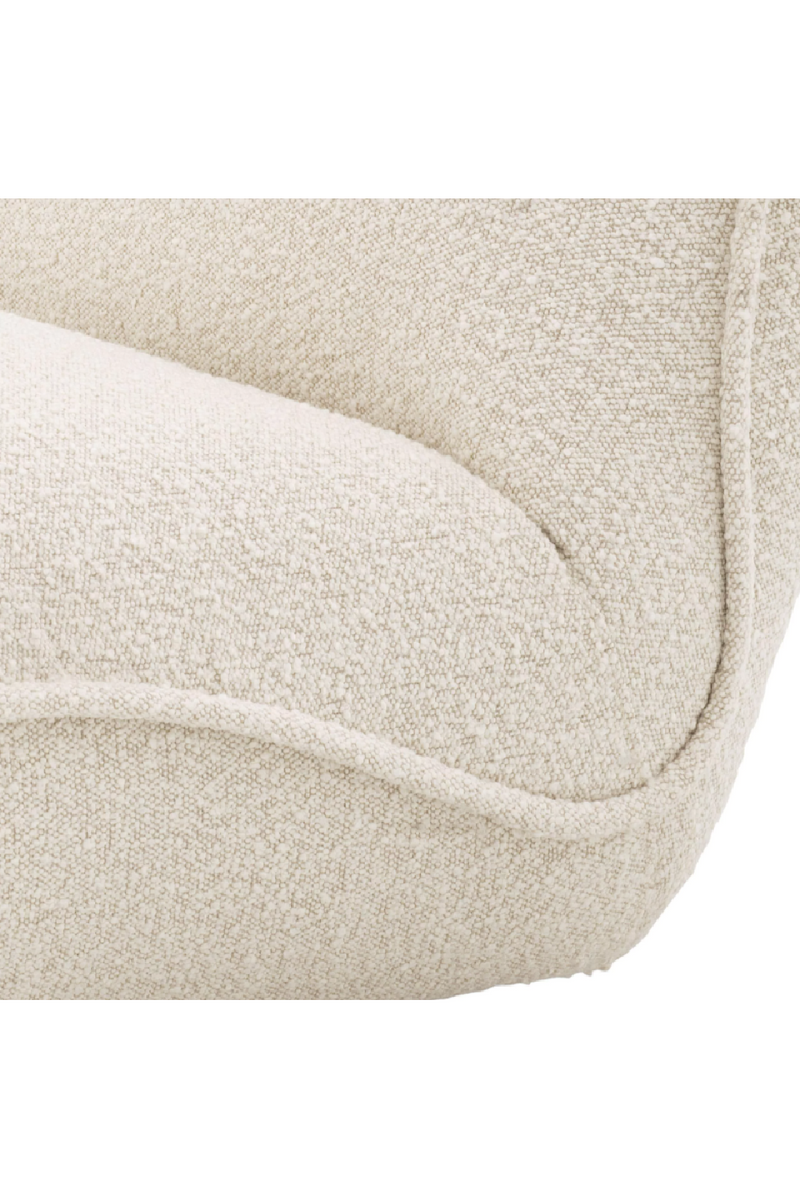 Fauteuil bouclé crème | Eichholtz Relax | Meubleluxe.fr