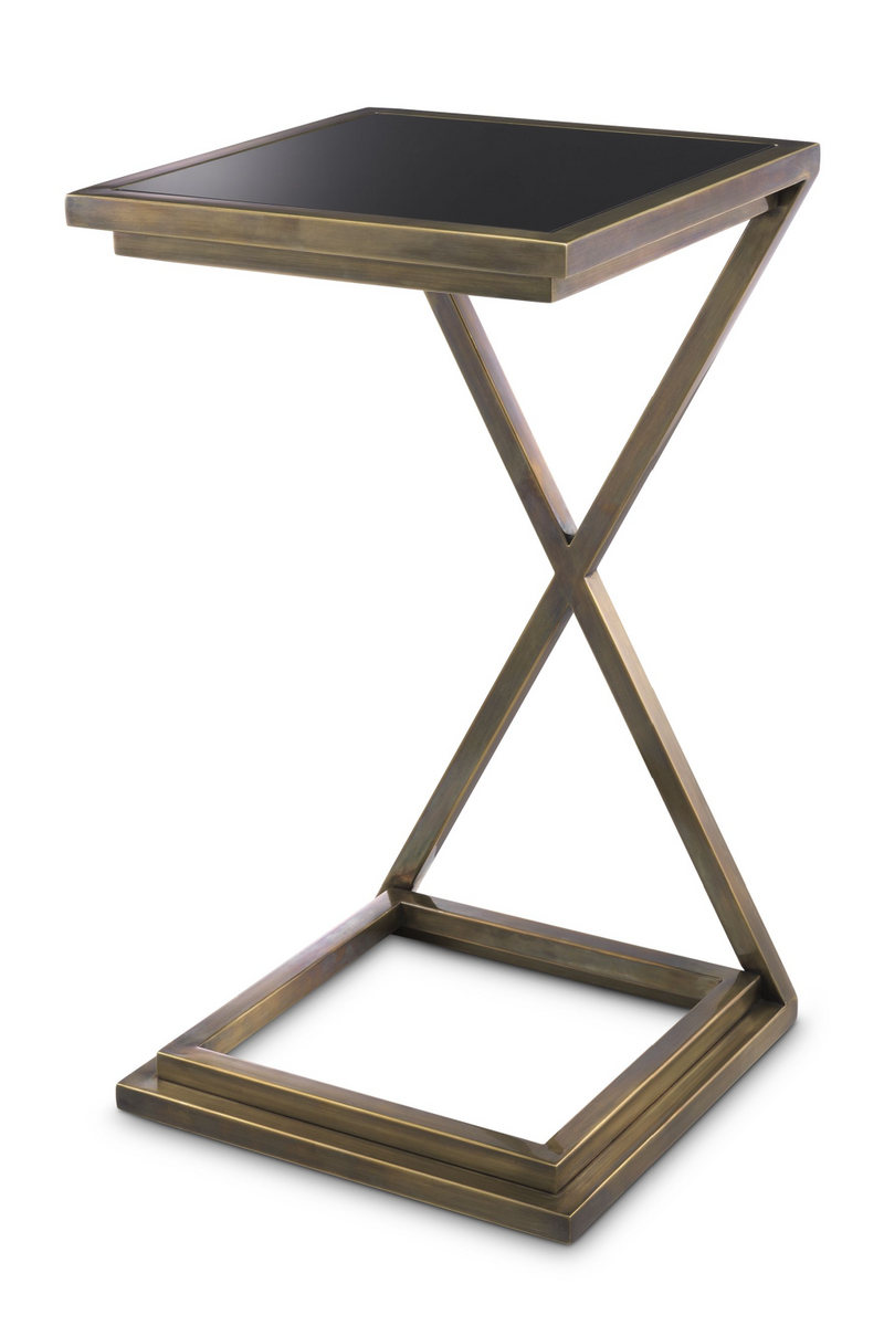 Table d'appoint en laiton | Eichholtz Cross | Meubleluxe.fr