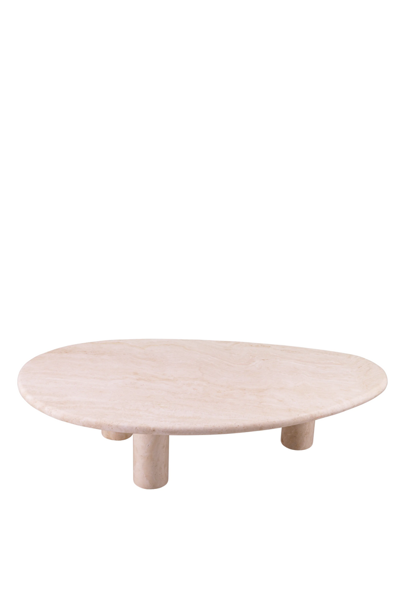 Table basse en travertin | Eichholtz Prelude | Meubleluxe.fr