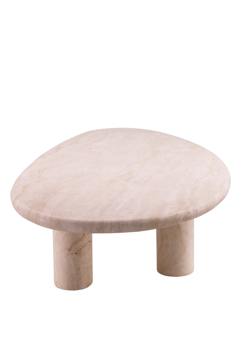 Table basse en travertin | Eichholtz Prelude | Meubleluxe.fr