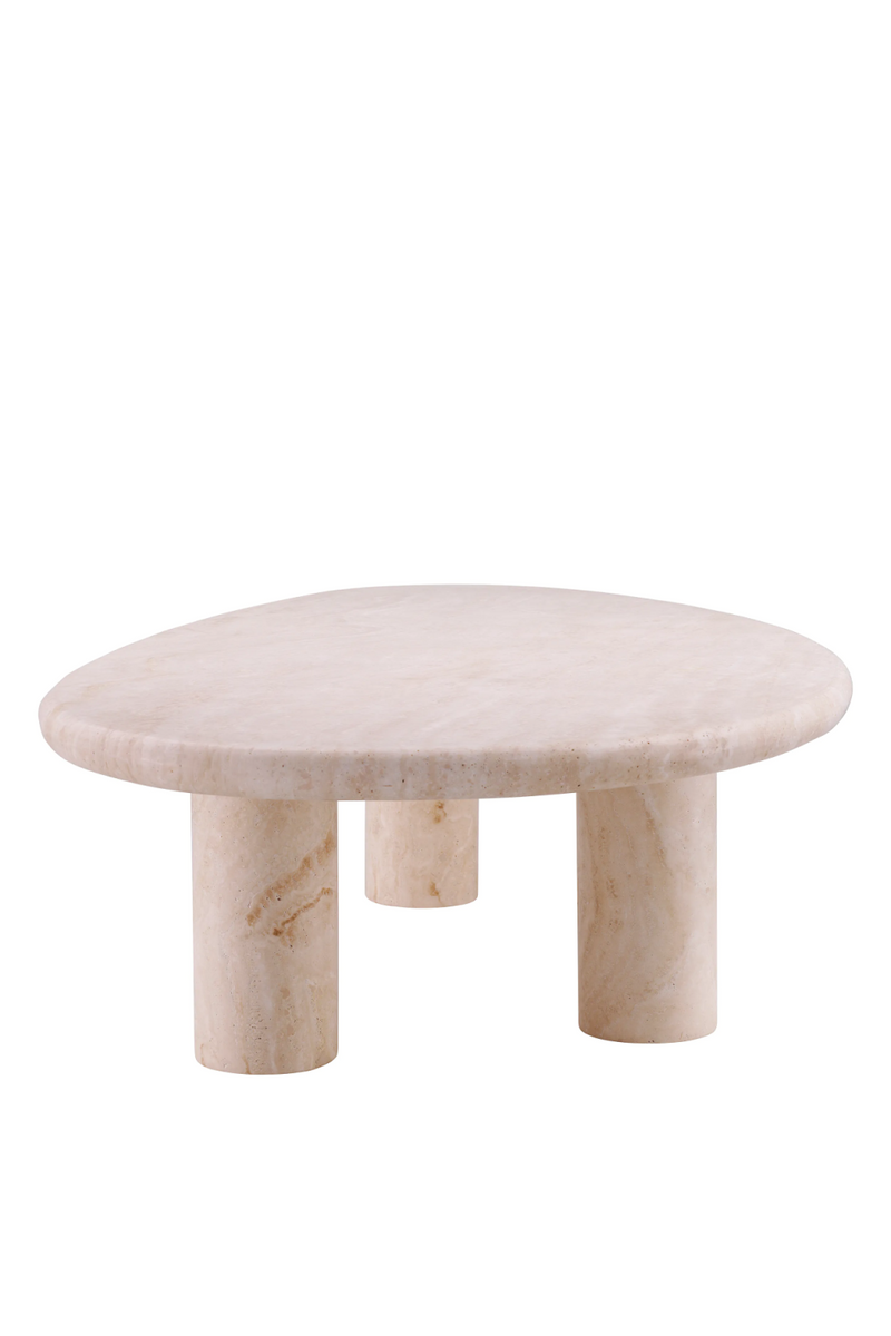 Table basse en travertin | Eichholtz Prelude | Meubleluxe.fr