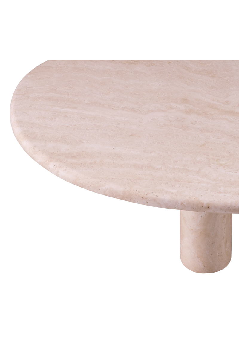 Table basse en travertin | Eichholtz Prelude | Meubleluxe.fr